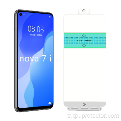 Huawei Nova 7i için hidrojel ekran koruyucusu